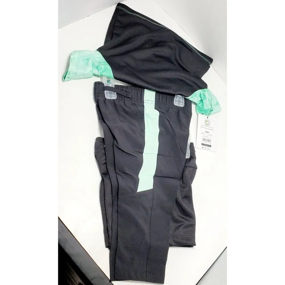 3 Piece Set Athletic Works Boys Size 12 Months Shirt, Shorts & Pants Driworks